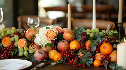 Seasonal Decor Festive Centerpiece: Photos featuring festive centerpieces for seasonal decor