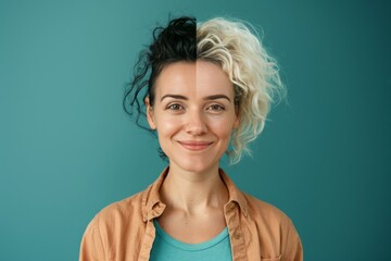 Woman's aging journey portrayed lift secrets and skin care, focusing on mental skincare portrayal and aging science in face context.