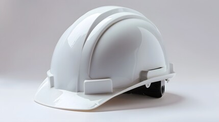 Fototapeta premium white safety helmet