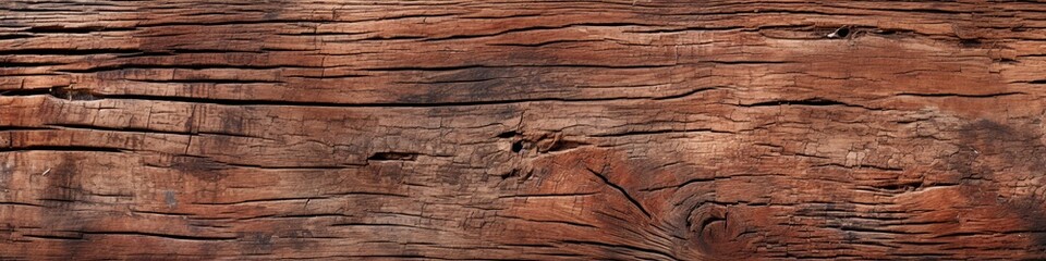 Time-Worn Patina of Old Wood Texture Panoramic