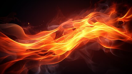 Fototapeta premium Abstract fire background