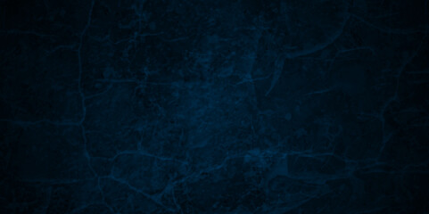 Abstract dark blue and stone grungy wall backdrop texture background. Blank black concrete texture surface background. dark texture chalk board and black board background.