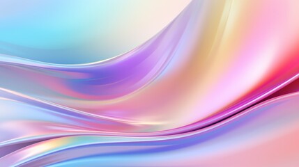 Iridescent colors in smooth wavy shapes