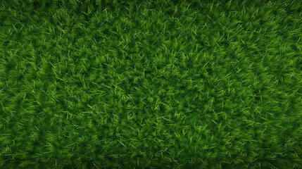 Grass field from top view.
