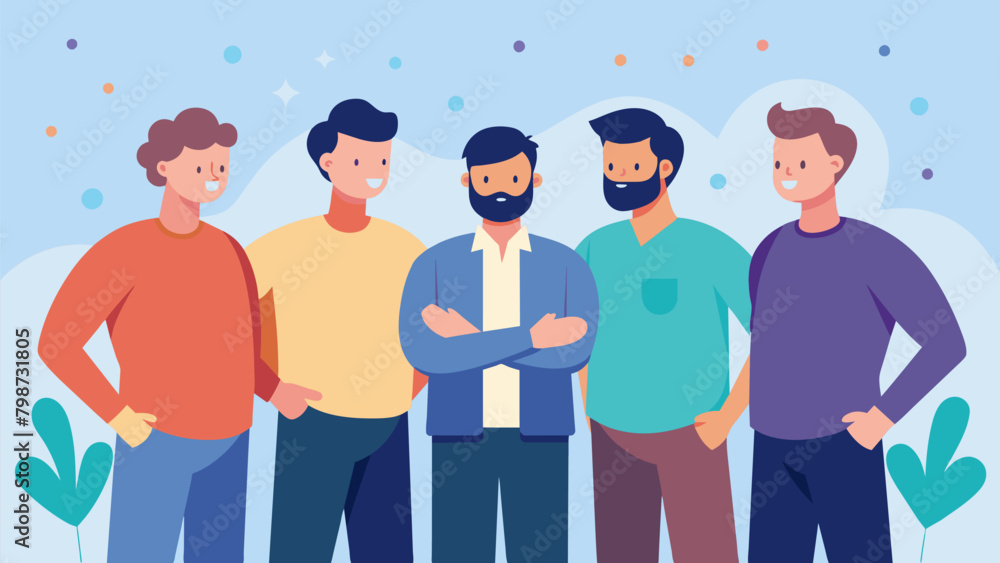 Poster a support group for men dealing with infertility offering a space for vulnerability understanding an