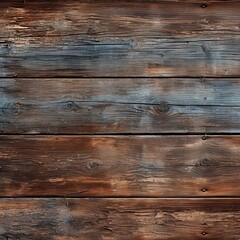 Naklejka premium Time-Worn Patina of Old Wood Texture Panoramic