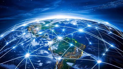  the global connectivity facilitated by telecommunications.