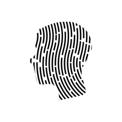 Human head fingerprint