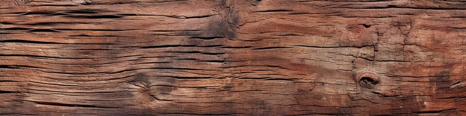 Time-Worn Patina of Old Wood Texture Panoramic