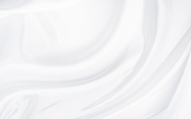 White gray satin texture that is white silver fabric silk background with beautiful soft blur pattern natural.