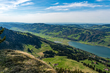 Spring hike to the Immenstadter and Gschwender Horn near Immenstadt in the Allgau