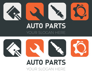 Autoteile, Werkstatt - Logo, Onlineshop
