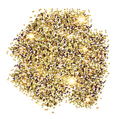 Background filled with shiny gold glitter. Vector illustration