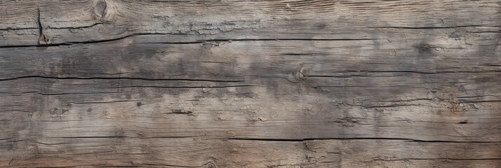 Time-Worn Patina of Old Wood Texture Panoramic
