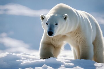'polar arctic bear animal white snow winter nature cold wild wildlife mammal fur north predator dog ice zoo water canada carnivore'