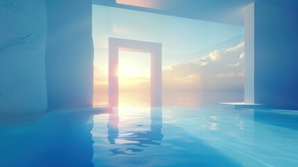 beautiful infinity pool with a view of the ocean