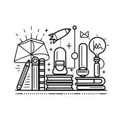 Education icon, student icon, teacher icon, university icon, computer icon, learning icon, school icon, studying icon, graduation icon, library icon, technology icon, backpack icon, certificate icon, 