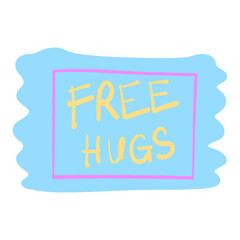 CUTE coupon or ticket for free hugs fit for valentine gift birthday cute y2k idea for couple family friendship