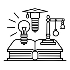 Education icon, student icon, teacher icon, university icon, computer icon, learning icon, school icon, studying icon, graduation icon, library icon, technology icon, backpack icon, certificate icon, 