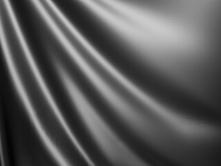 Black luxury fabric background with copy space