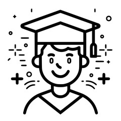 Education icon, student icon, teacher icon, university icon, computer icon, learning icon, school icon, studying icon, graduation icon, library icon, technology icon, backpack icon, certificate icon, 