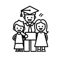 Education icon, student icon, teacher icon, university icon, computer icon, learning icon, school icon, studying icon, graduation icon, library icon, technology icon, backpack icon, certificate icon, 