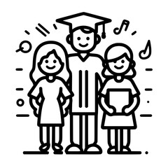 Education icon, student icon, teacher icon, university icon, computer icon, learning icon, school icon, studying icon, graduation icon, library icon, technology icon, backpack icon, certificate icon, 