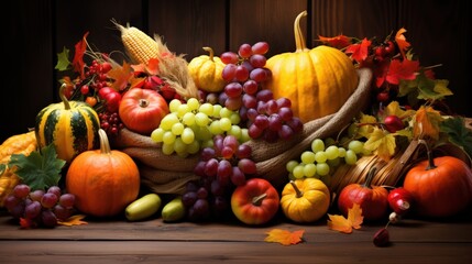 Traditional Thanksgiving dinner setup celebrating the holiday