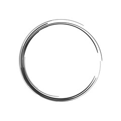 Circle frame Brustoke icon