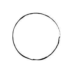 Circle frame Brustoke icon