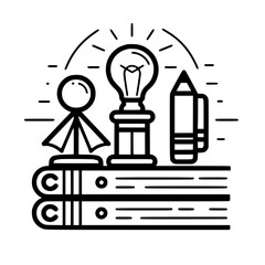 Education icon, student icon, teacher icon, university icon, computer icon, learning icon, school icon, studying icon, graduation icon, library icon, technology icon, backpack icon, certificate