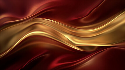 Maroon and soft gold, abstract background, styled for rich contrast and an elegant ambiance