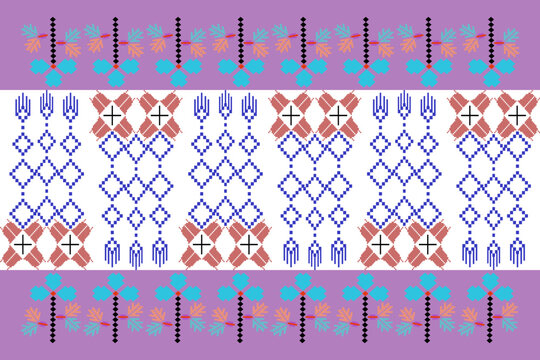 Abstract ethnic geometric pattern design for background or wallpaper.
Figure tribal embroidery. Indian, Scandinavian, Gypsy, Mexican, folk pattern.
