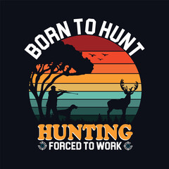 hunting t shirt design 