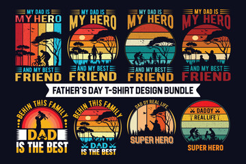 FATHER’S DAY T-SHIRT DESIGN BUNDLE