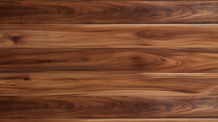 Fototapeta premium Uninterrupted Grain of Super Long Walnut Wood Planks