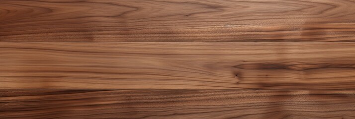 Obraz premium Uninterrupted Grain of Super Long Walnut Wood Planks