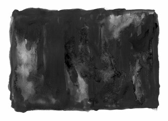 Black artist-made texture. Acrylic on paper. Versatile artistic image for creative design projects: posters, banners, cards, magazines, prints, flyers, wallpapers. 