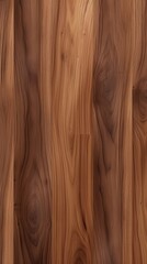 Fototapeta premium Uninterrupted Grain of Super Long Walnut Wood Planks