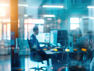 Business people working together