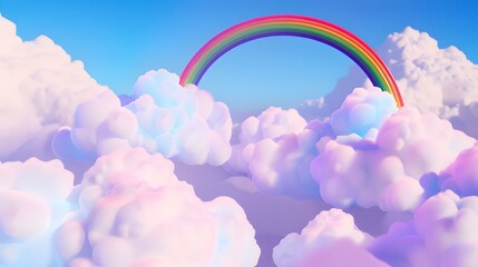 Teeny Tiny Rainbows Arching Across a Fluffy White Cloud,
Playful and Whimsical Design, Hand Edited Generative AI