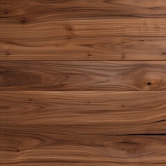 Fototapeta premium Uninterrupted Grain of Super Long Walnut Wood Planks