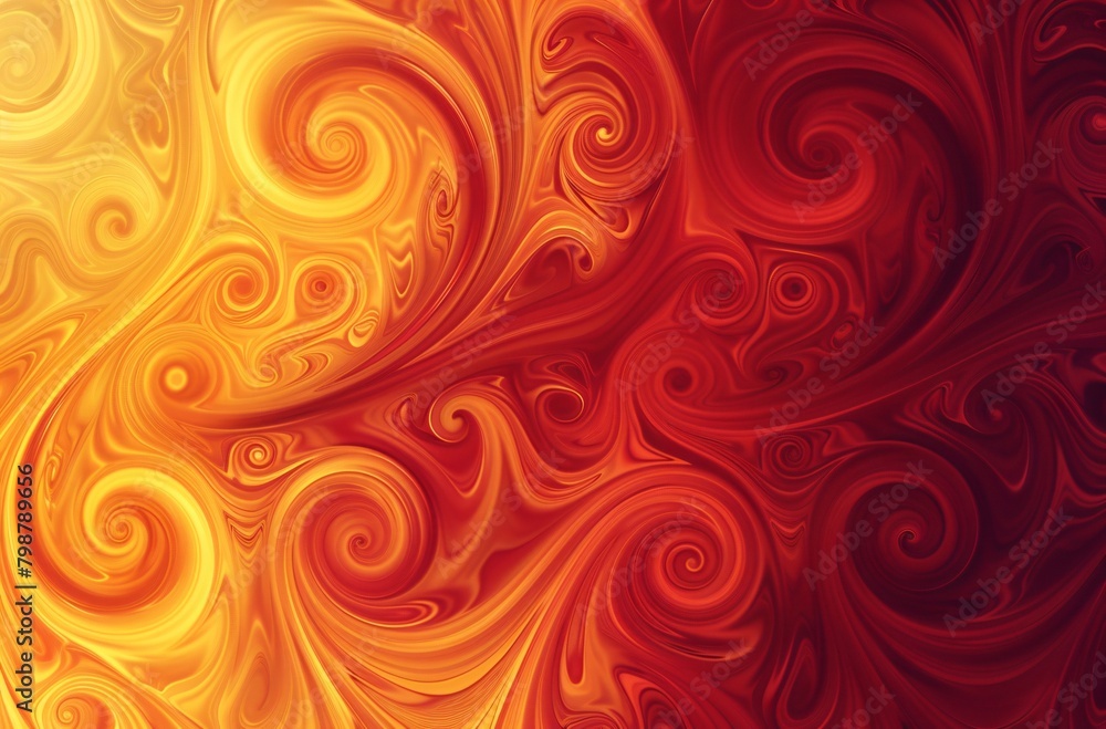 Aufkleber background with a gradient of rich red and gold, with an abstract pattern