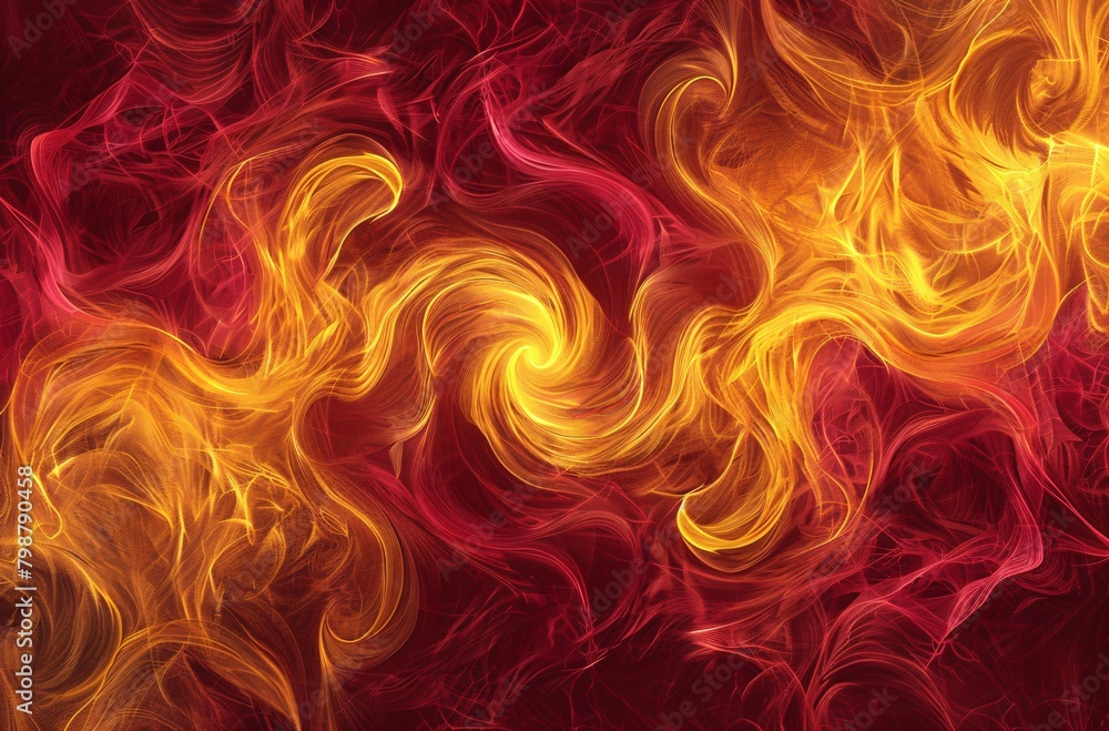 Aufkleber background with a gradient of rich red and gold, with an abstract pattern