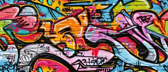 Seamless Graffiti Background Wallpaper