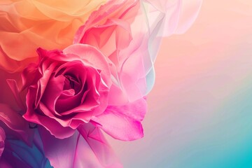 abstract background for Rose Month