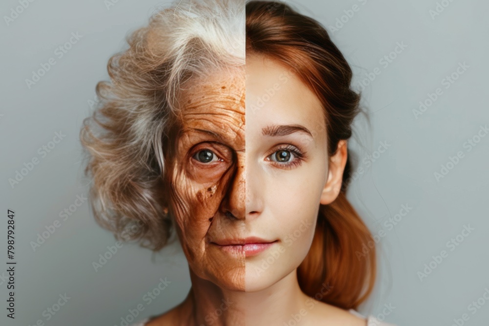 Poster premature aging management utilizes cell color and scalp health strategies in active ageing techniqu