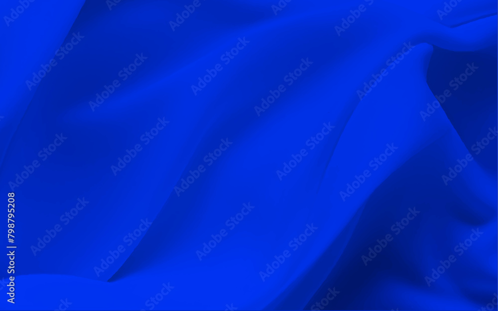 Poster georgette fabric blue background modern concept background for product advertizing web prasentation 