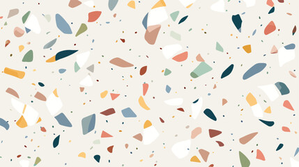 Decorative terrazzo texture. Seamless pattern with
