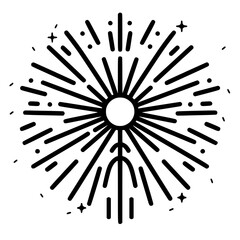 Obraz premium firework icon, celebration icon, spark icon, party icon, anniversary icon, birthday icon, carnival icon, celebrate icon, festival icon, christmas icon, event icon, explosion icon, sparkle icon, abstra